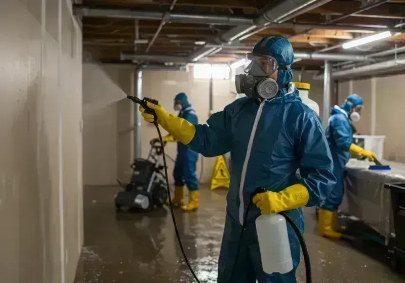 Basement Sanitization and Antimicrobial Treatment process in Deuel County, NE